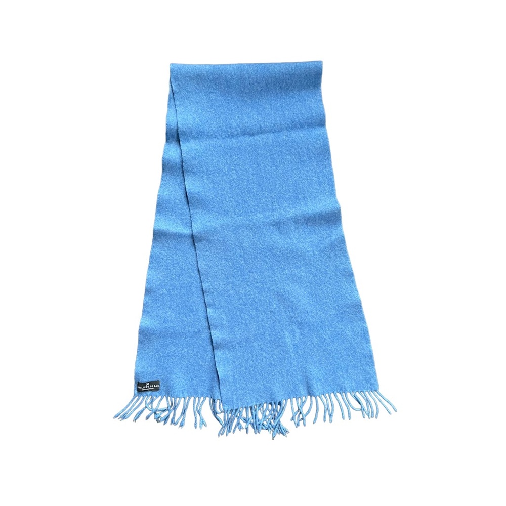 Philippe Le Bac 100% Cashmere Hi Quality Ultra Soft Warm Winter Tassel Scarf EUC